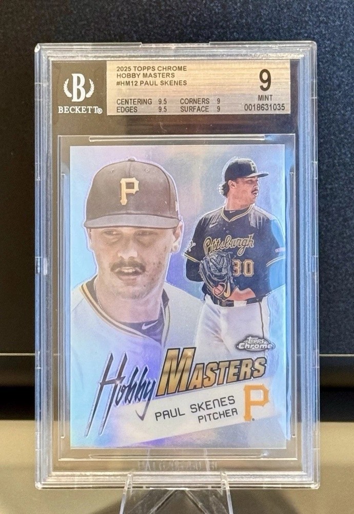 Paul Skenes 2025 Topps Chrome Hobby Masters 1:2,543 Packs SSP BGS 9