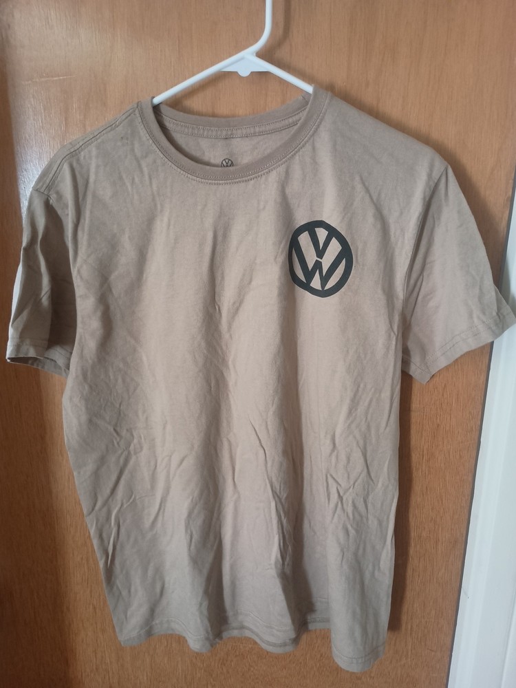 Volkswagen Men's Large Short Sleeve Crew Neck T-Shirt Graphic Print VW Logo