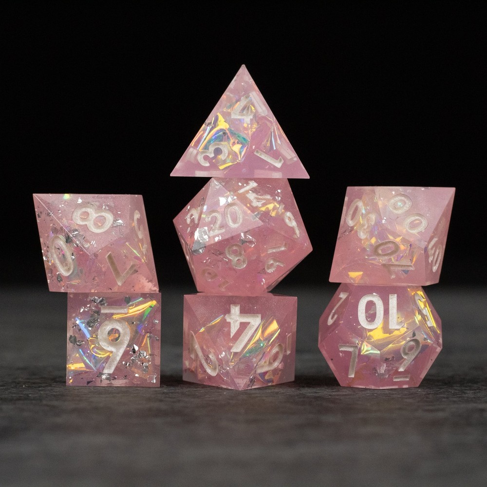 Bubblegum DnD Dice Set