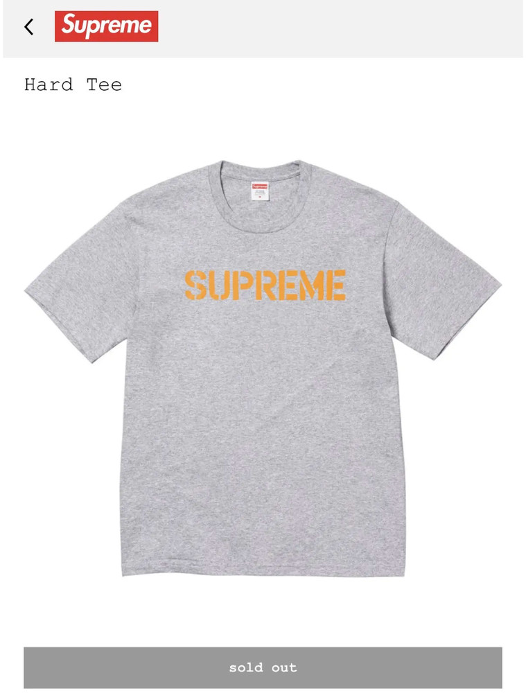 Supreme Hard Tee