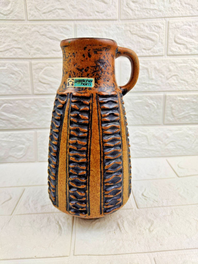 Vintage Mid-Century Ceramic Vase by Jasba, 1960s W.Germany