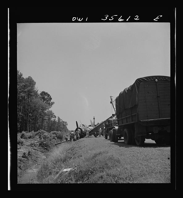 Myrtle Beach South Carolina 1943 Air Service Command A-20 Taxi Strip Crash