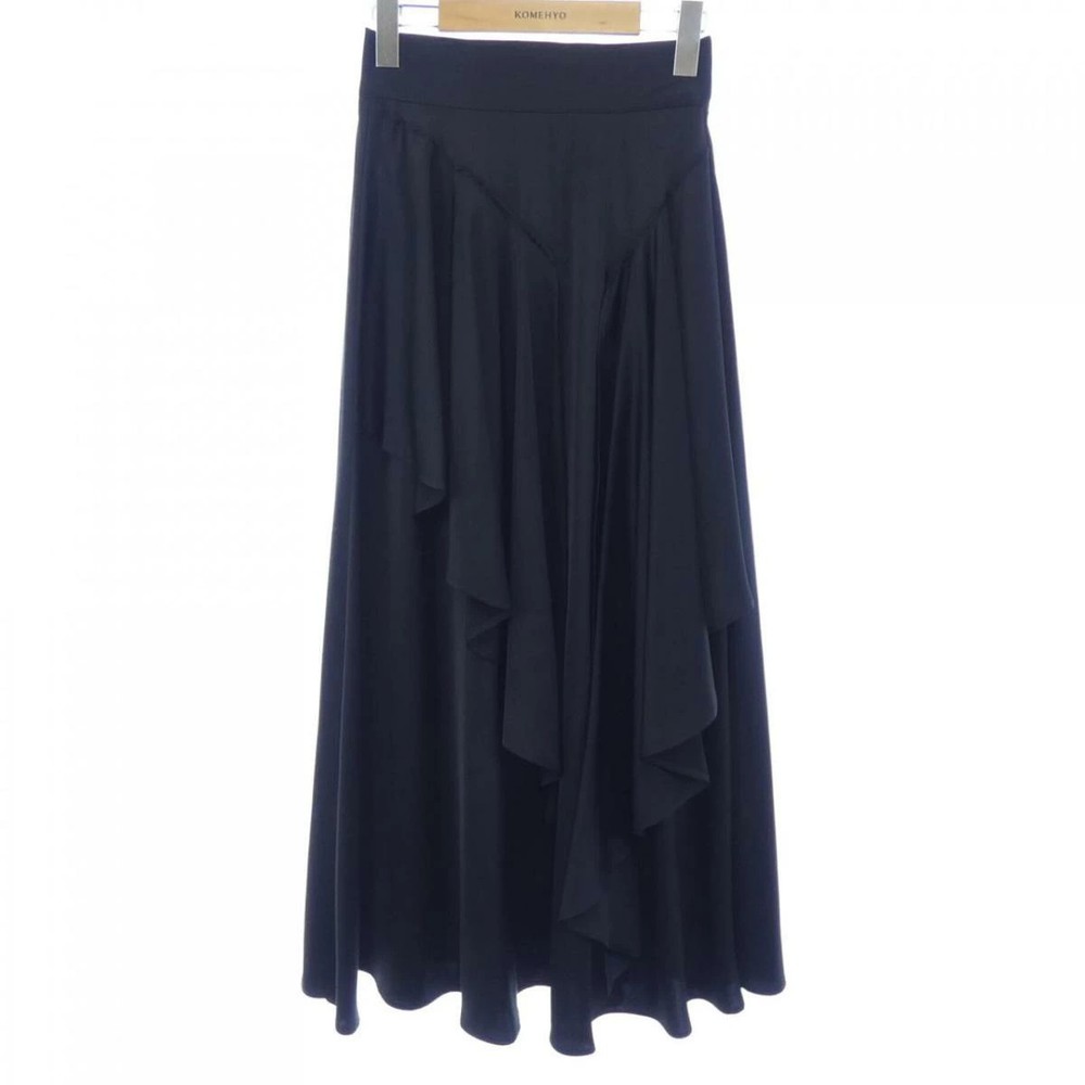 MIELIINVARIANT Black Skirt S Used Vintage Wool Blend Casual Fashion