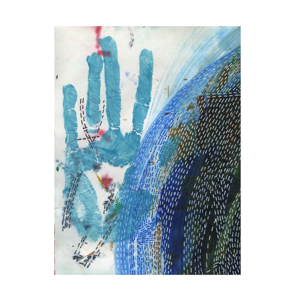 Canvas Wall Art - Medha Karandikar 'Spiritual Journal 4' Wall Art for Living ...