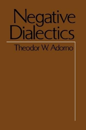 Theodor W. Adorno Negative Dialectics (Paperback)Another great item from Rarewaves USA | Free delivery!