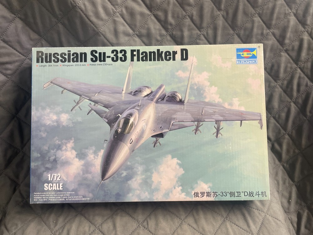 TRP01667 1:72 Trumpeter Russian Su-33 Flanker D
