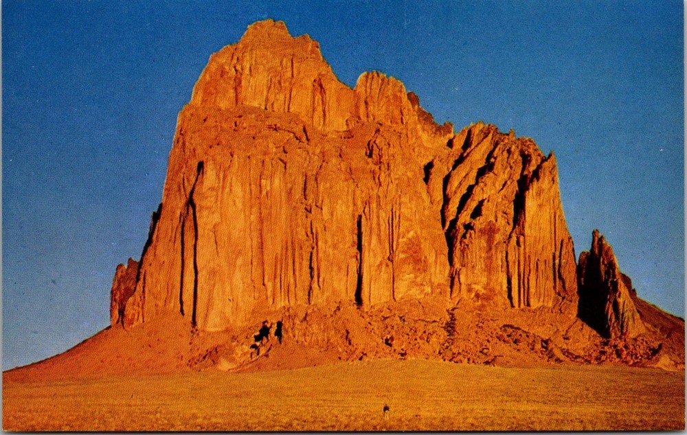 Shiprock New Mexico Vintage Postcard - Stunning Volcanic Landmark