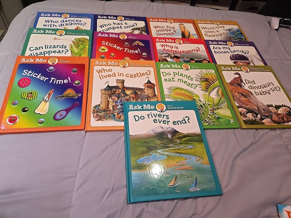 Lot of 13 Ask Me Hardcover Books Southwestern Advantage Homeschool Educational