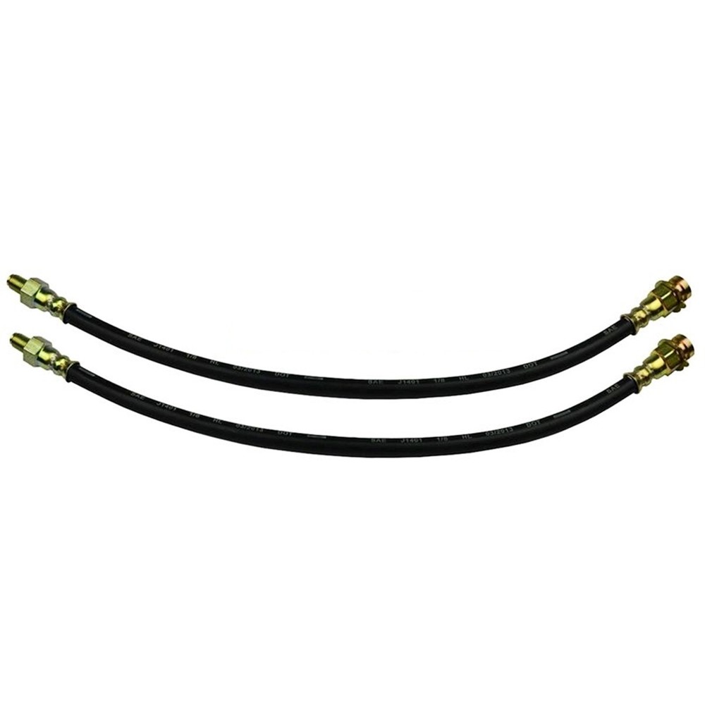 Rubber Brake Hose Front Disc Factory Flex Line 1965-66 Ford Mustang 2pc