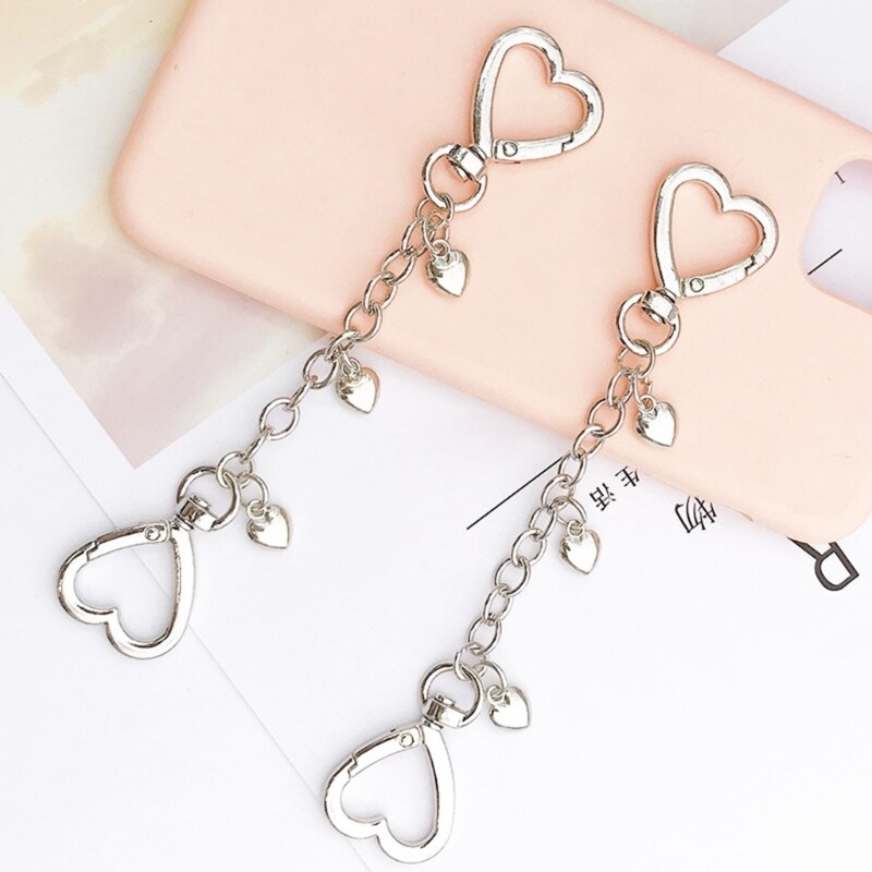 Heart-Shaped Lobster Clasp Extender for DIY Necklace & Bracelet Chains  