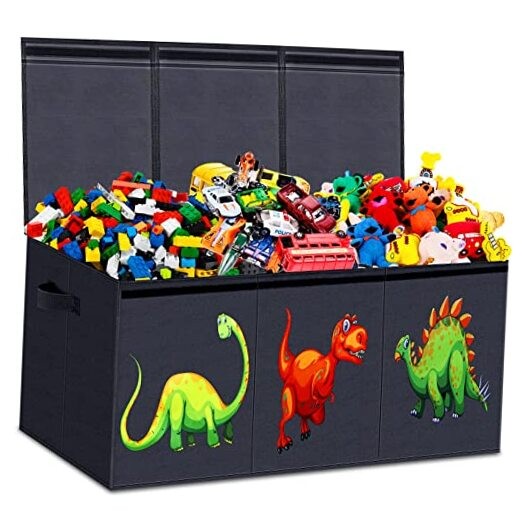 Toy Chest for Boys, Toy Boxes for Kids Extra Large, Toy Box for Boys Girls,
