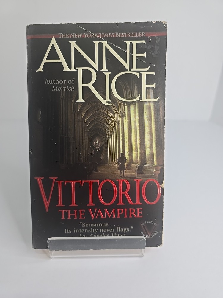 Vittorio the Vampire Anne Rice 2001 Ballantine PB Horror Novel New Tales of the