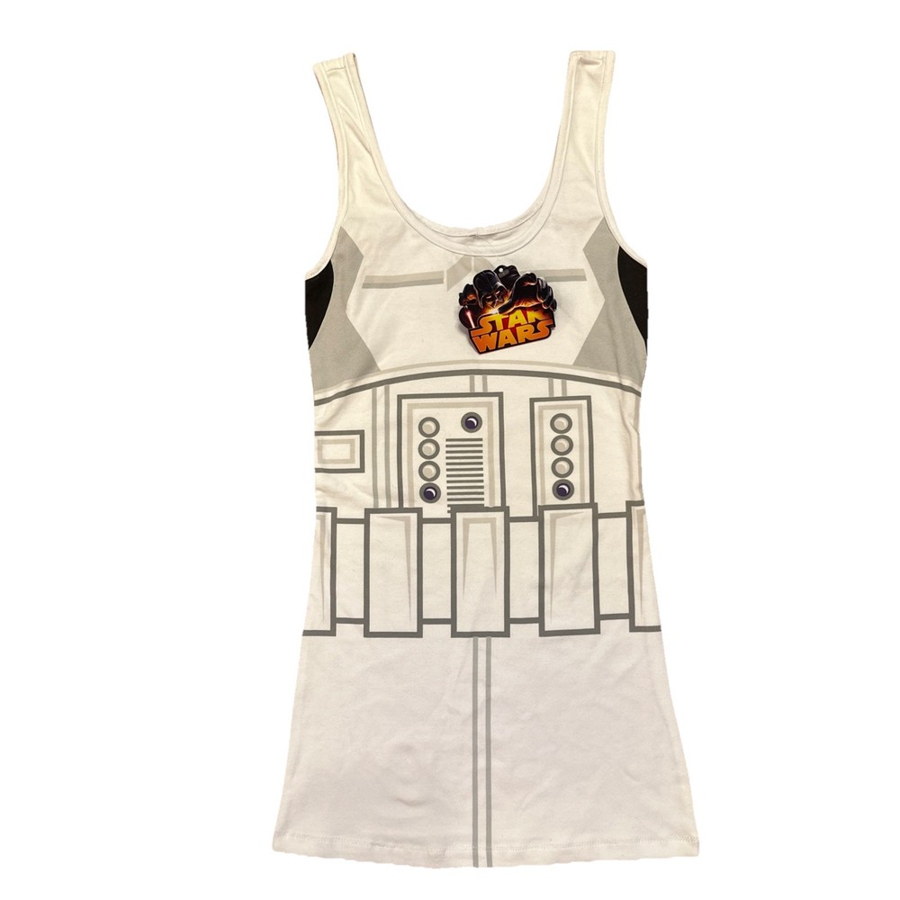 NWT Star Wars Tank Top Women’s Sz Small Mighty Fine 2013 Graphic Cosplay Costume