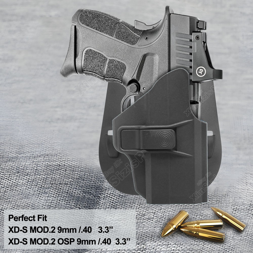 XDS 9 Holster OWB Fit Springfield Armory XDS 40 MOD.2 OSP 9mm 40 XDS-40 Holder