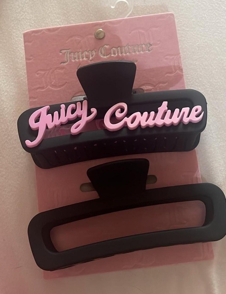 JUICY COUTURE hair Clips NWT
