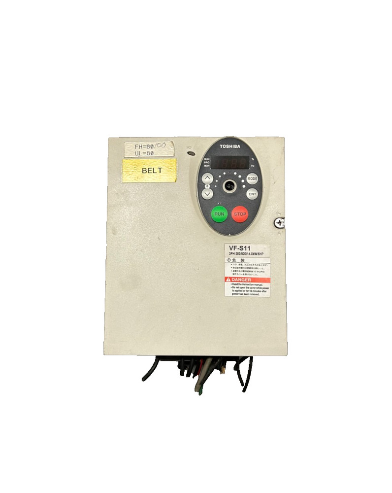 Toshiba VFS11-4037PL-WN(3A) VFS-11 Series Transistor Inverter 3-Phase 380/500V