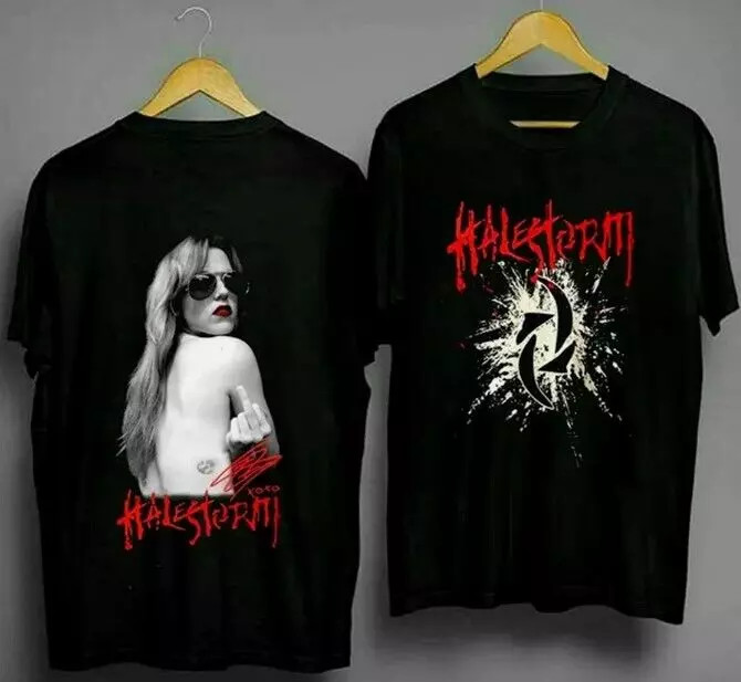 Halestorm rock band black T-shirt Unisex tshirt good new design fan gift