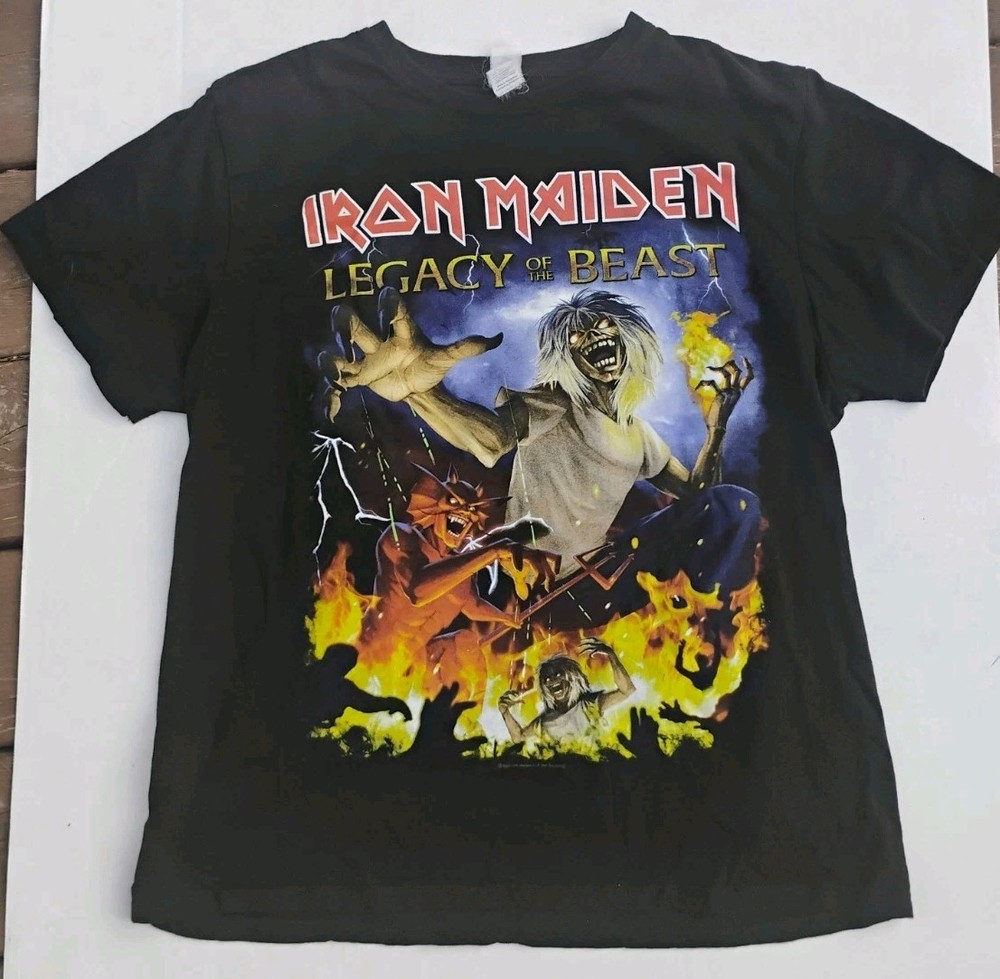 Iron Maiden - Legacy Of The Beast World Tour 2022 (Official Black Shirt)  Small