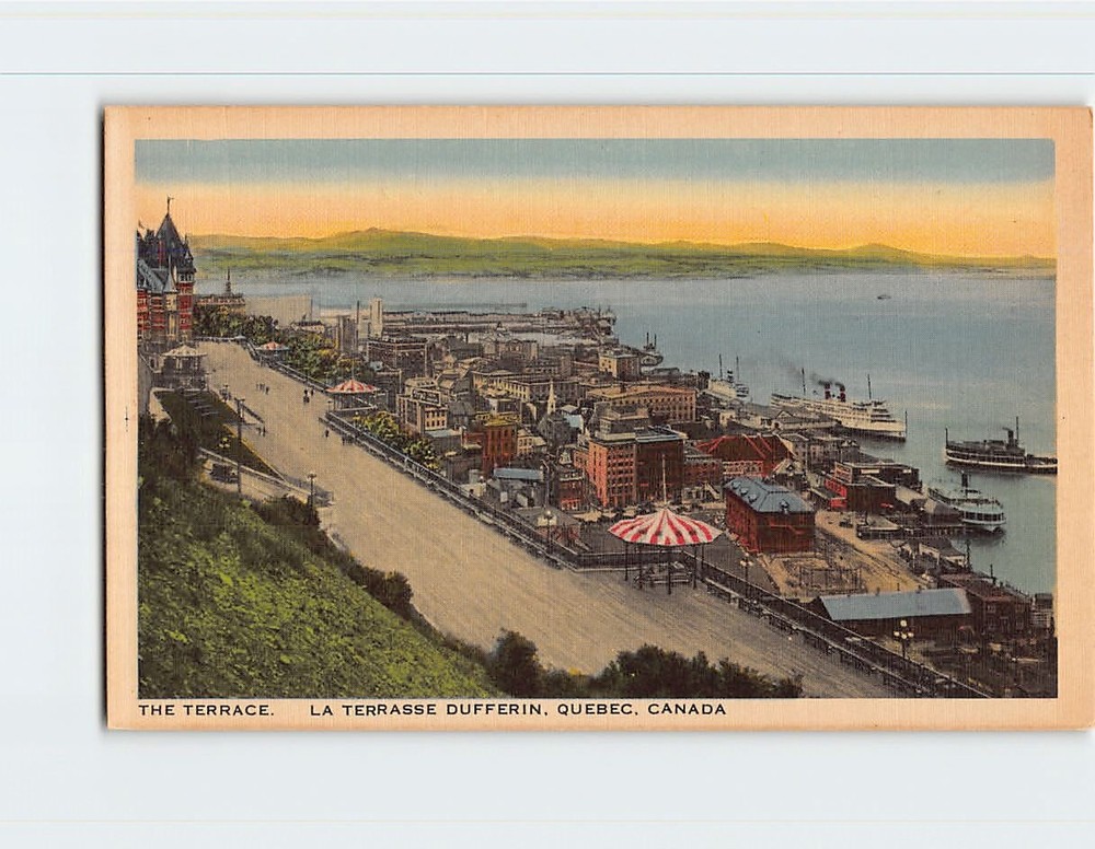 Postcard The Terrace Quebec Canada