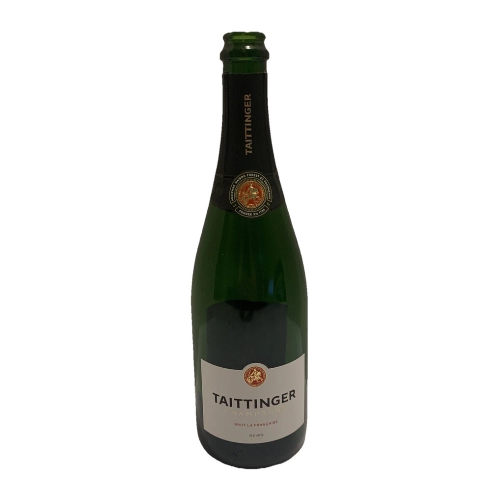 Taittinger Champagne Empty Bottle Reims Green Decor Bar France