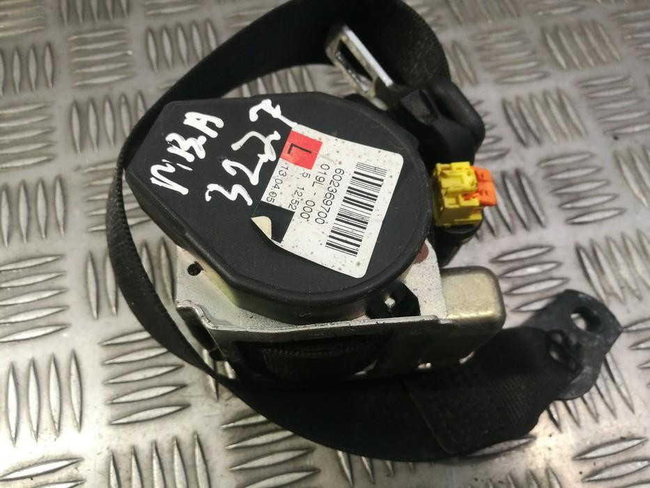 Mercedes-Benz Rear Left Seat Belt Strap 019L-000 DE391291-40 602369700