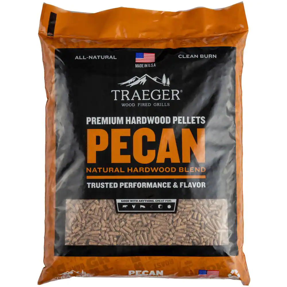 Pecan All-Natural Wood Grilling Pellets (20 Lb. Bag)