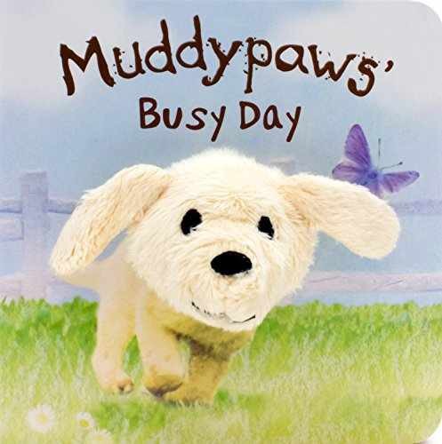 Muddypaws' Busy Day Finger Puppet Book - Board book, by Parragon - Acceptable