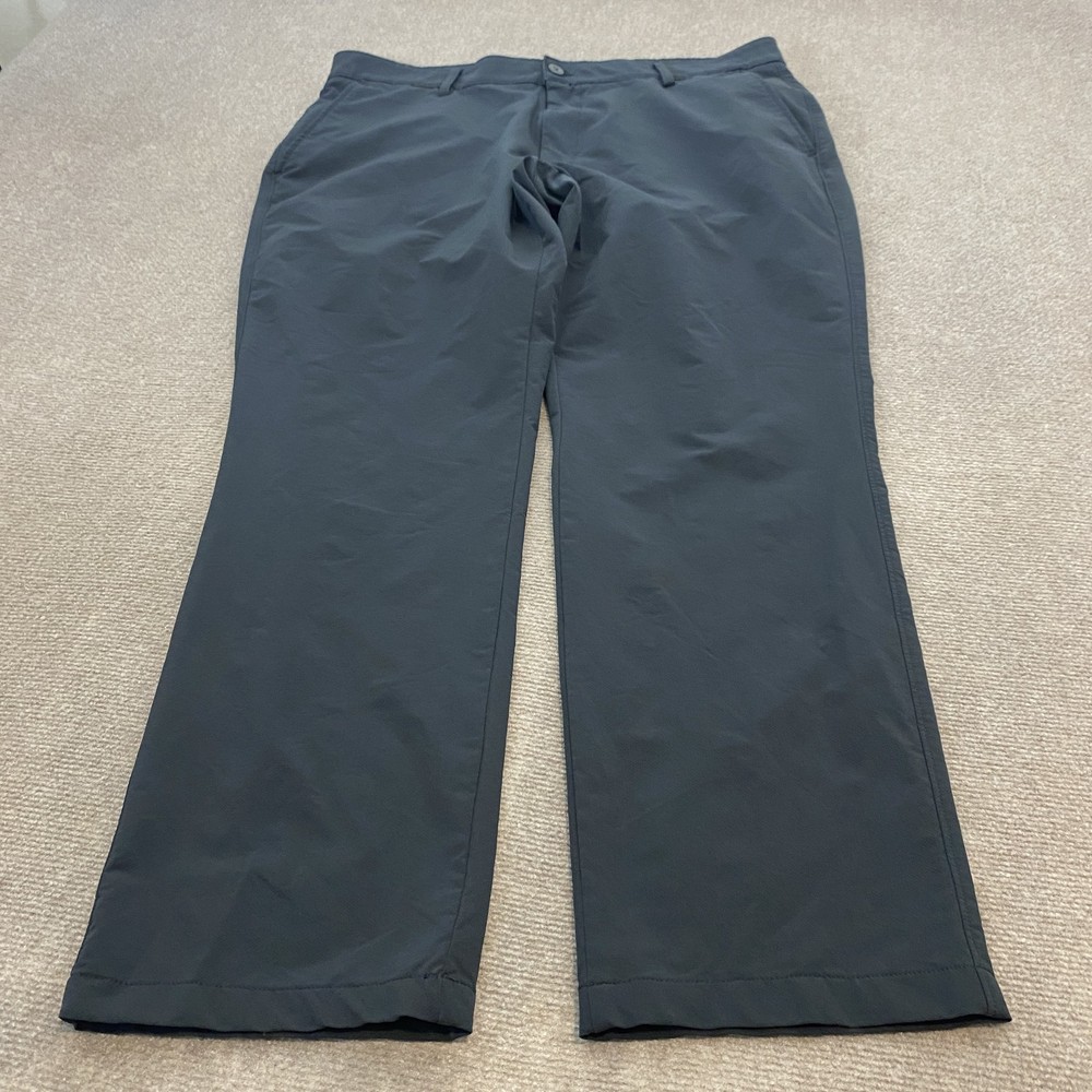 Under Armour Pants Mens 40x32 Black Golf Athletic Performance Polyester Pockets