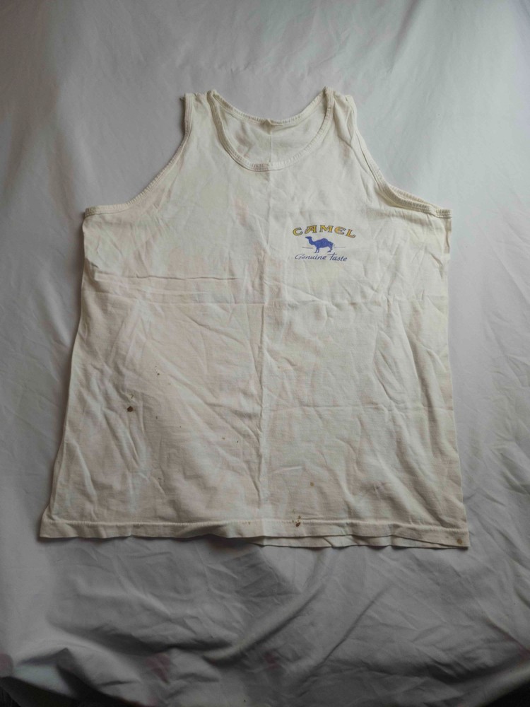 Vintage 90s Camel Cigarette Tank Top Mens Size XL Genuine Taste Promo Streetwear
