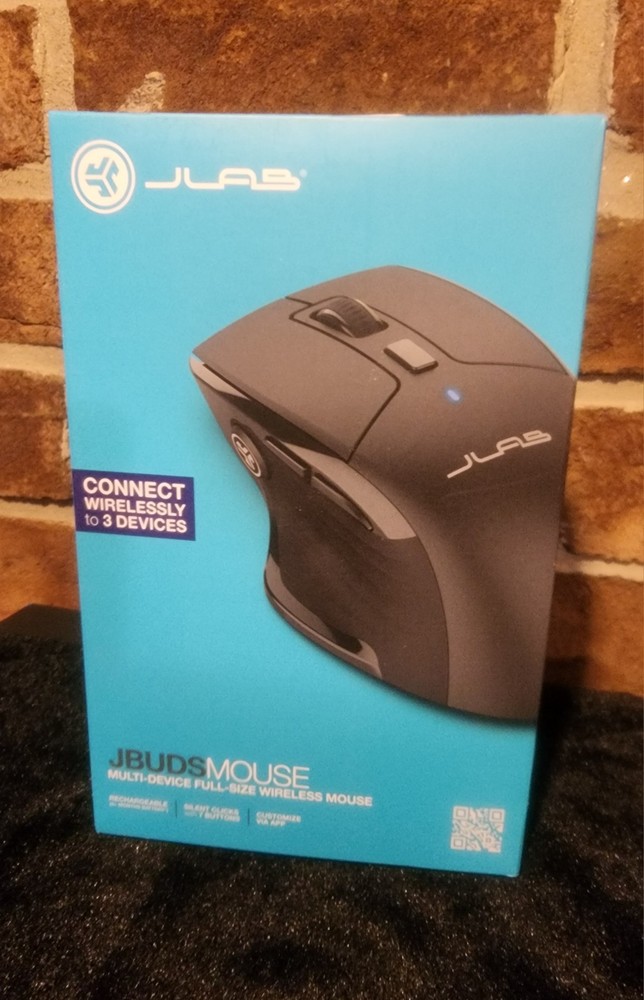 JLab JBuds Wireless Mouse in Black - Compact & Reliable