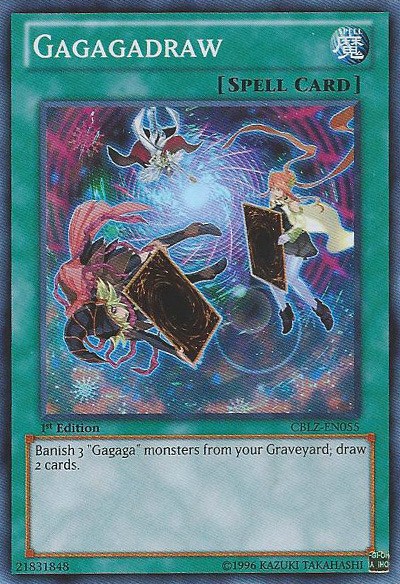 Gagagadraw CBLZ-EN055 Super Rare Unlimited HP Yugioh Card