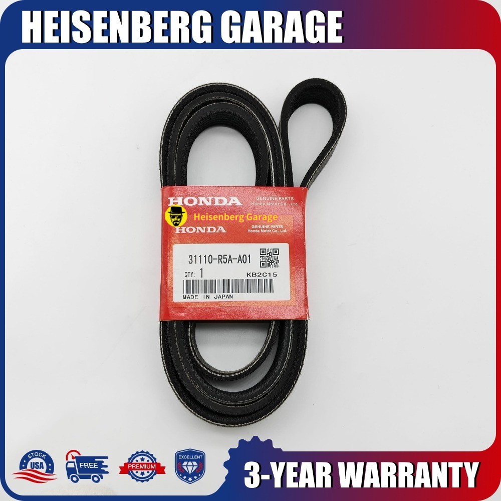 OEM High Quality Serpentine Drive Belt #31110-R5A-A01 For Honda CR-V 2012-2014US