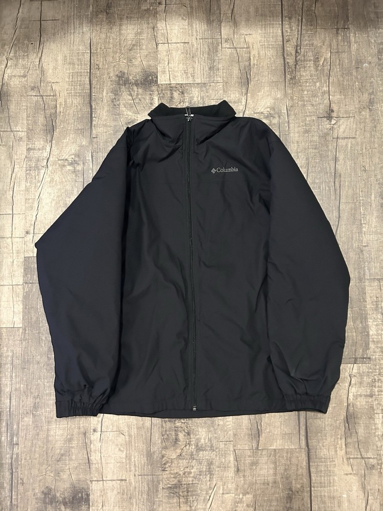 Black Insulated Full Zip Columbia Jacket Size Large Men’s