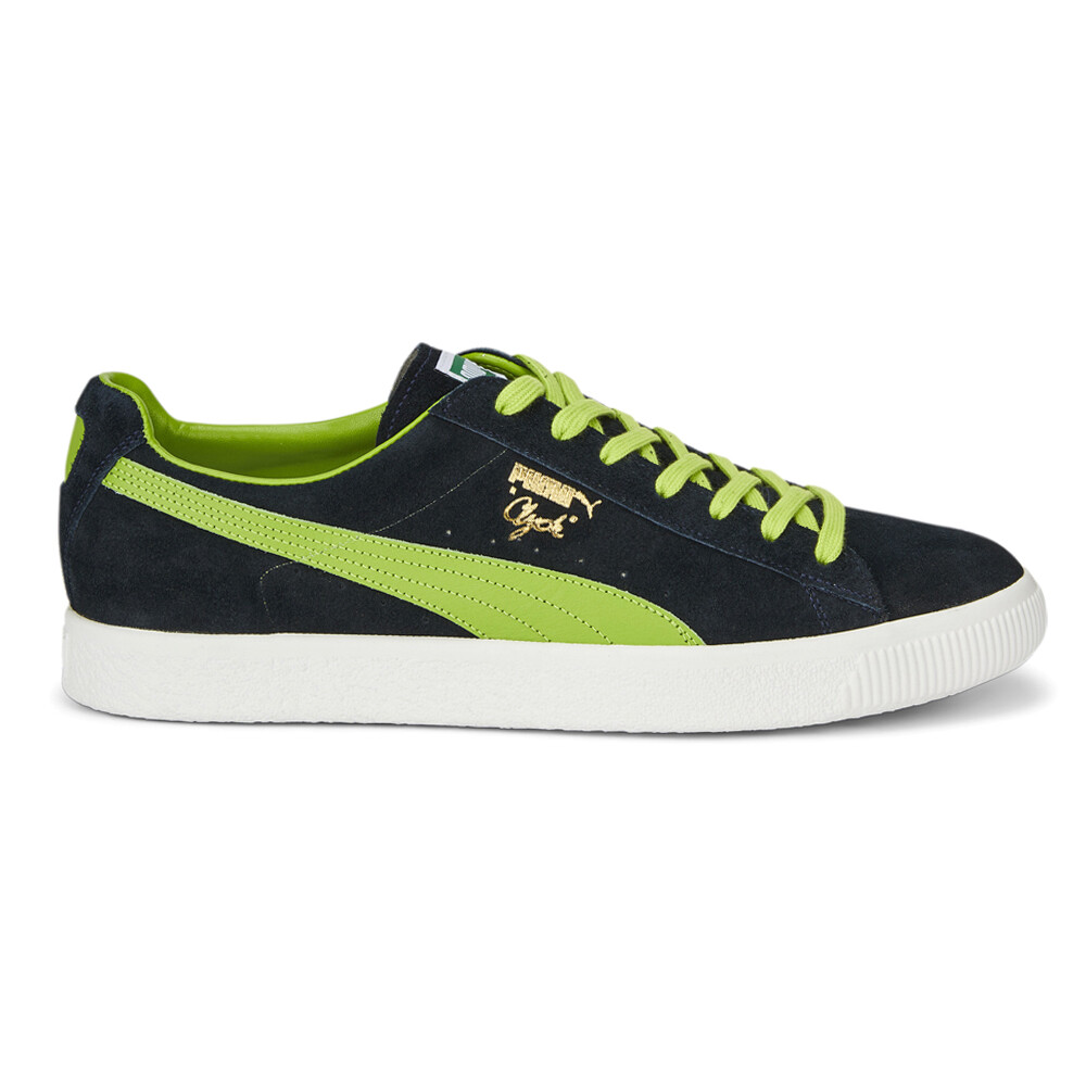 PUMA Clyde Clydezilla Mij Lace Up  Mens Blue, Green Sneakers Casual Shoes 390085