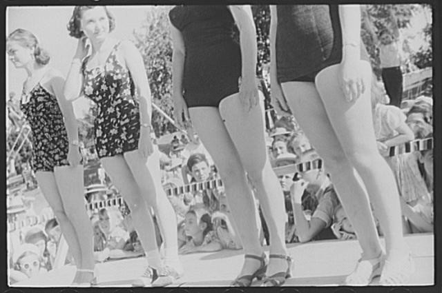 Photo:Salisbury Maryland July 1940 Beauty Contest July 4th Celebration