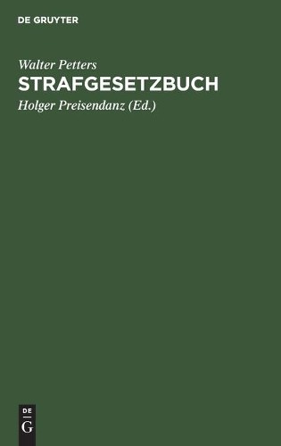 Walter Petters Strafgesetzbuch (Hardback)