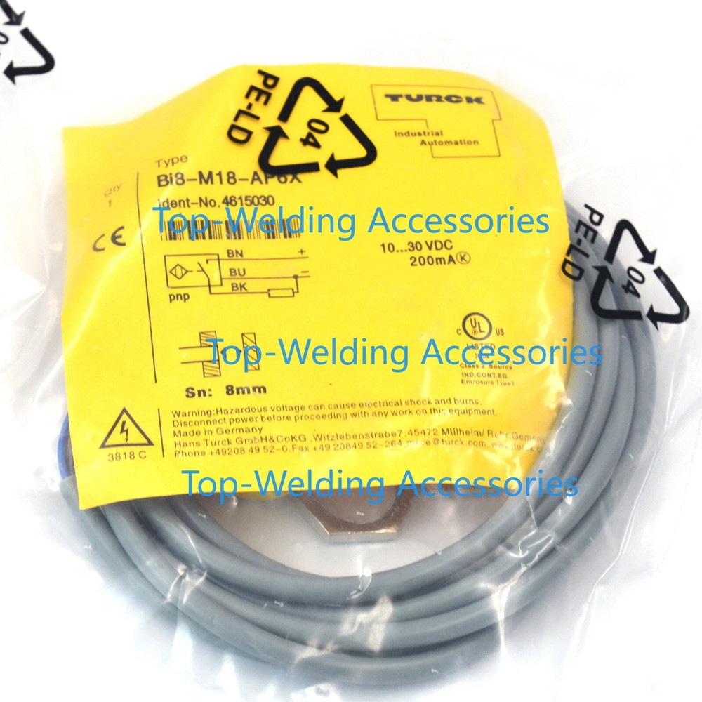 TURCK BI8-M18-AP6X BI8M18AP6X Inductive Proximity Sensor Switch Threaded Barrel