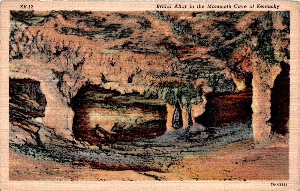 Kentucky, Mammoth Cave, United States, America, Agriculture, Defense, Postcard