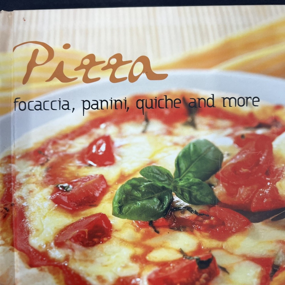 Simon & Schuster Hardcover Cookbook for Pizza Focaccia Panini Quiche