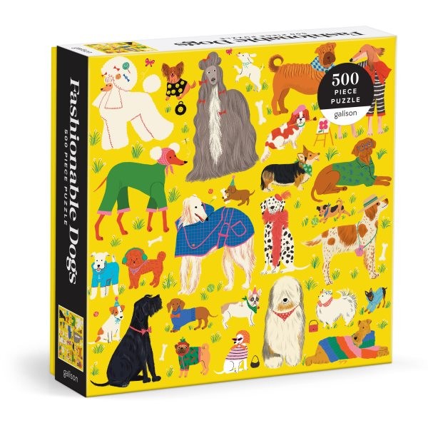 Fashionable Dogs Puzzle : 500 Pieces, Game by Galison (COR); Cempaka, Ayang (...