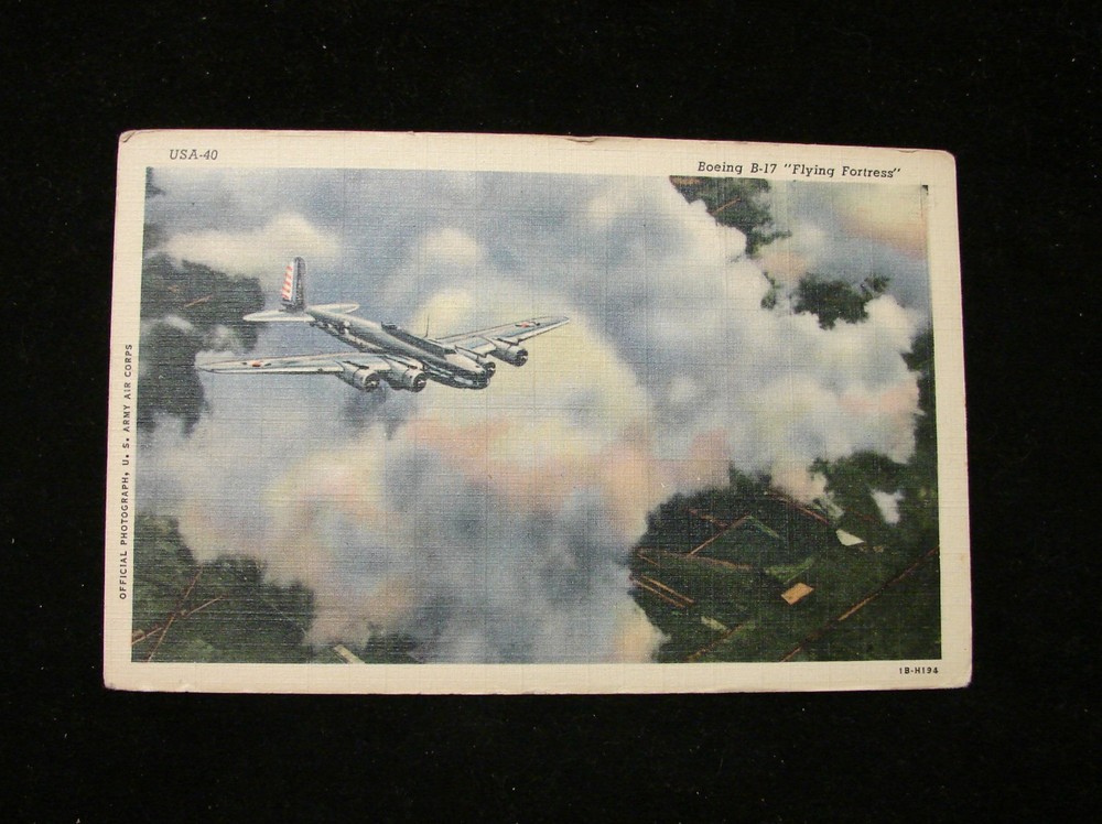 Linen Postcard 