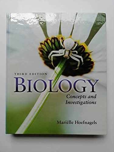 Biology: Concepts and - Hardcover, by Hoefnagels Mariëlle - Very Good j