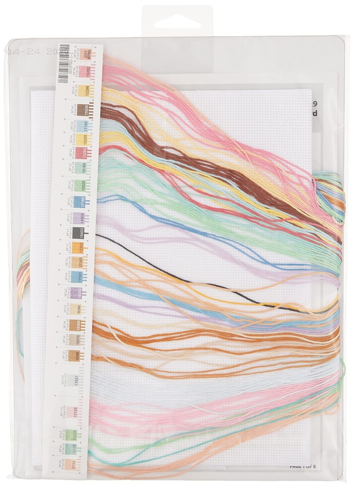 Dimensions Counted Cross Stitch Kit, Toy Shelf Baby Birth Record Personalized...