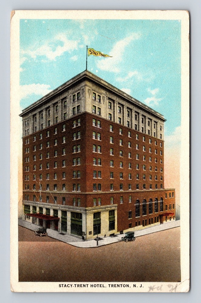 Trenton NJ-New Jersey Stacy Trent Hotel Vintage Postcard