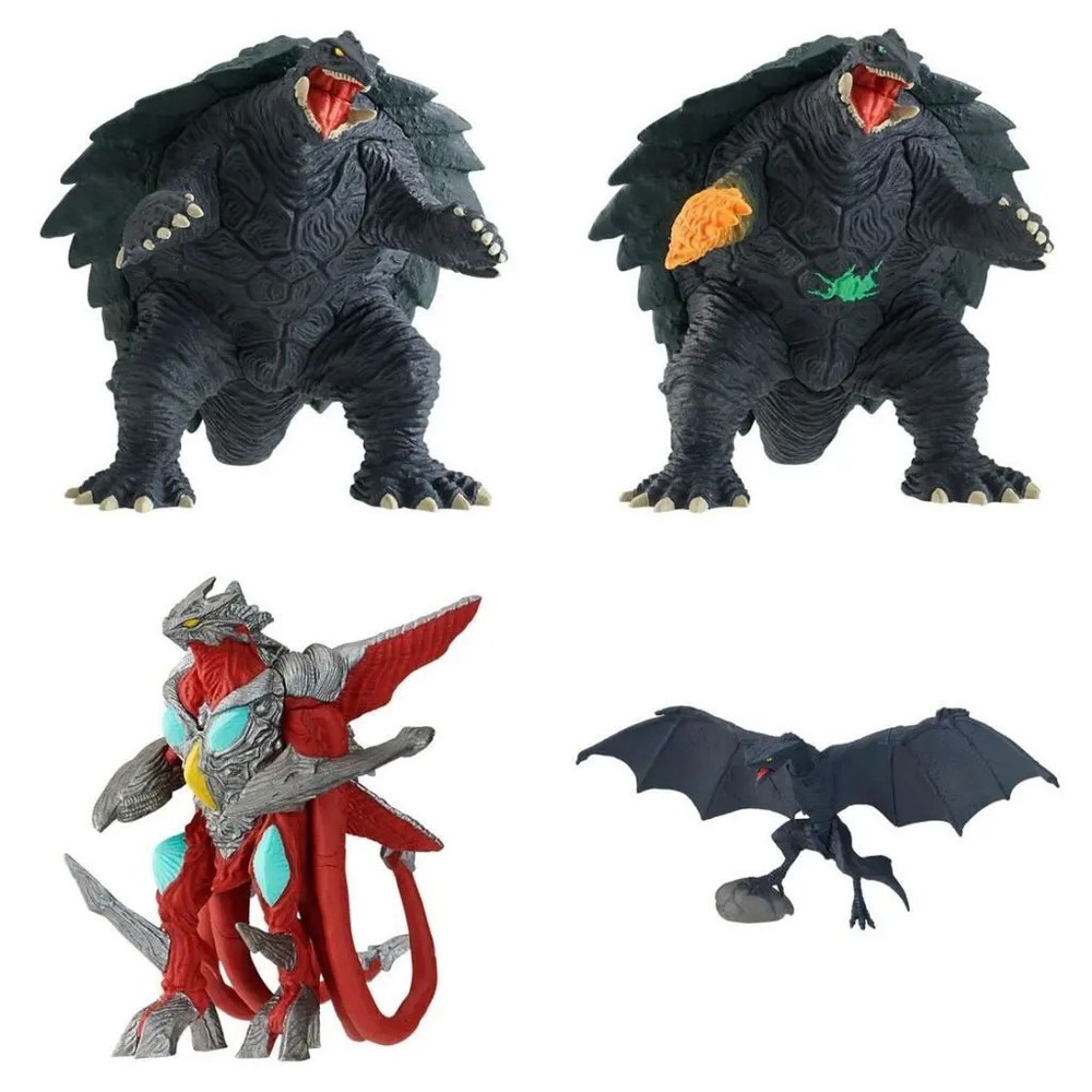 HG Gamera 3 Mini Figure Set All 4 Types Collectible Toys