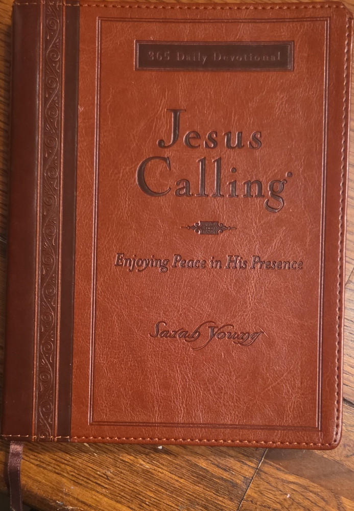 Thomas Nelson Jesus Calling Sarah Young 2011 Leatherflex Devotional Religion