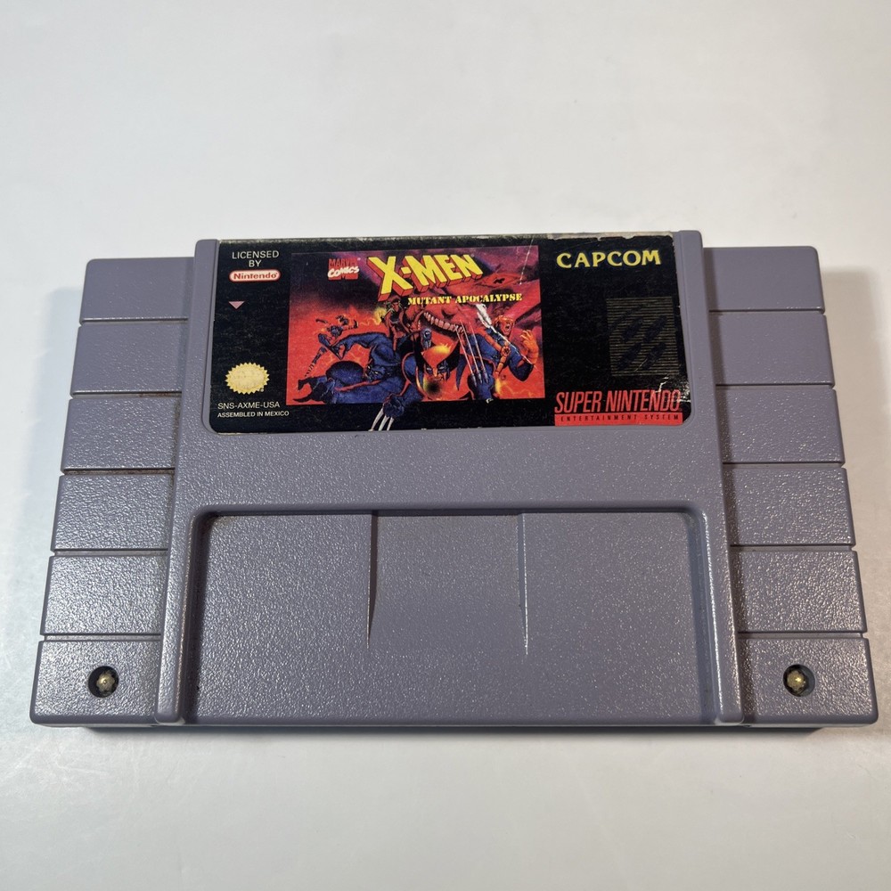 X-Men Mutant Apocalypse (Super Nintendo SNES, 1994) Cartridge Only - Tested