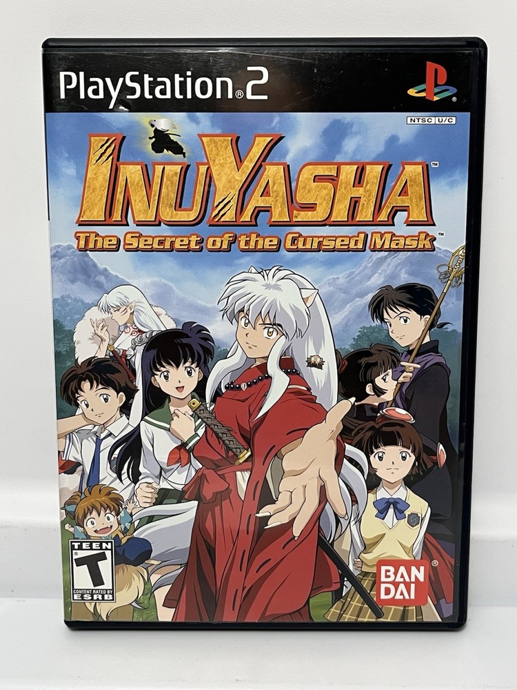 InuYasha Secret of the Cursed Mask PS2 Complete CIB Tested With Manual