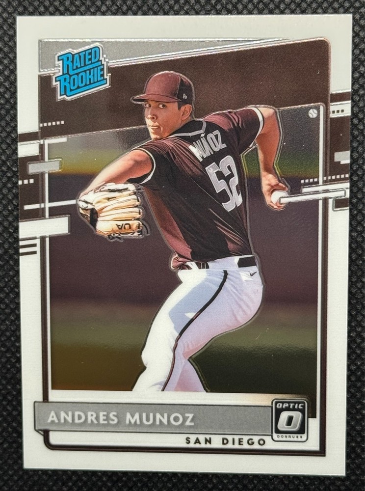 2020 Panini Donruss Optic - Rated Rookies Andres Munoz #82 (RC)