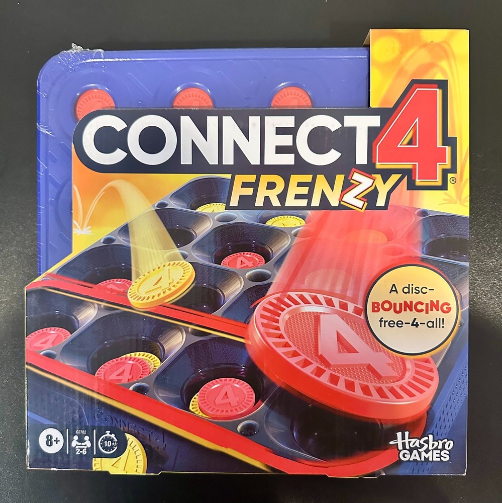 Hasbro Connect 4 Frenzy Classic Board Game: Bounce Your Discs 4 in a Row! *NEW*